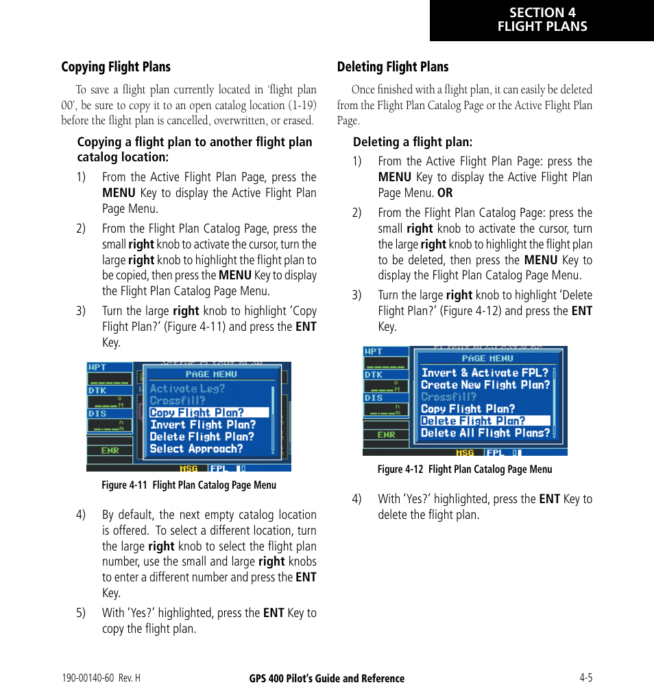 Garmin GPS 400 User Manual | Page 65 / 244