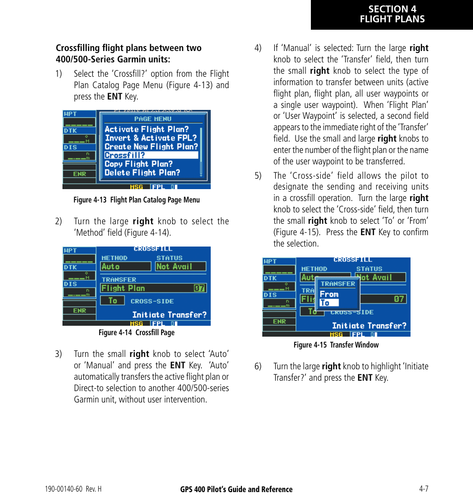 Garmin GPS 400 User Manual | Page 67 / 244