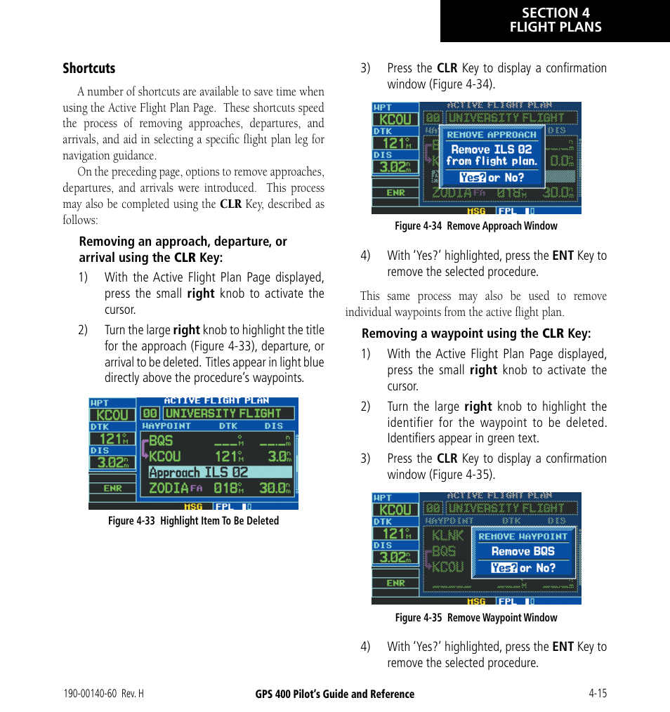 Garmin GPS 400 User Manual | Page 75 / 244