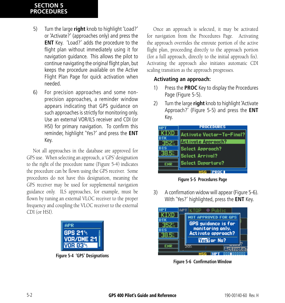 Garmin GPS 400 User Manual | Page 78 / 244