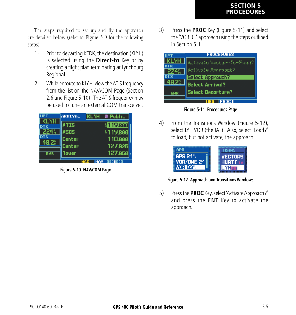 Garmin GPS 400 User Manual | Page 81 / 244