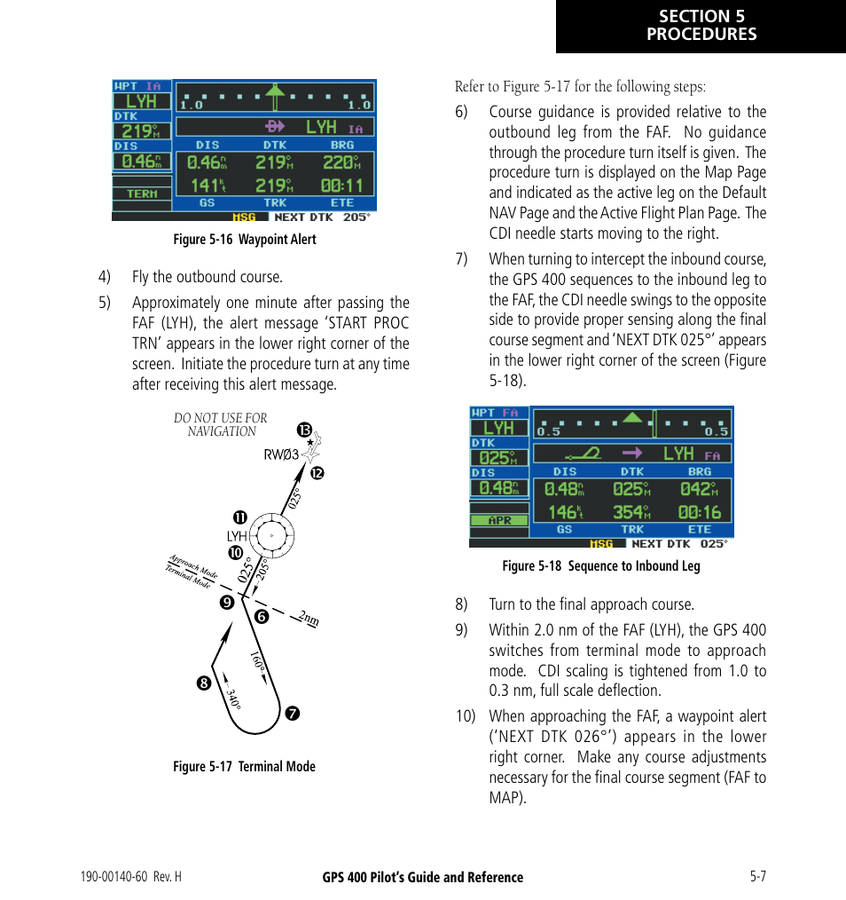 Garmin GPS 400 User Manual | Page 83 / 244