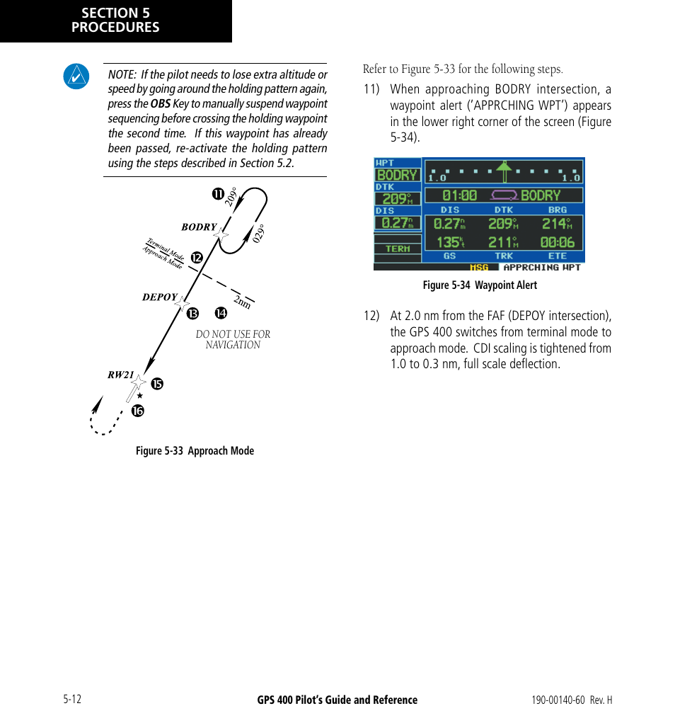 Garmin GPS 400 User Manual | Page 88 / 244