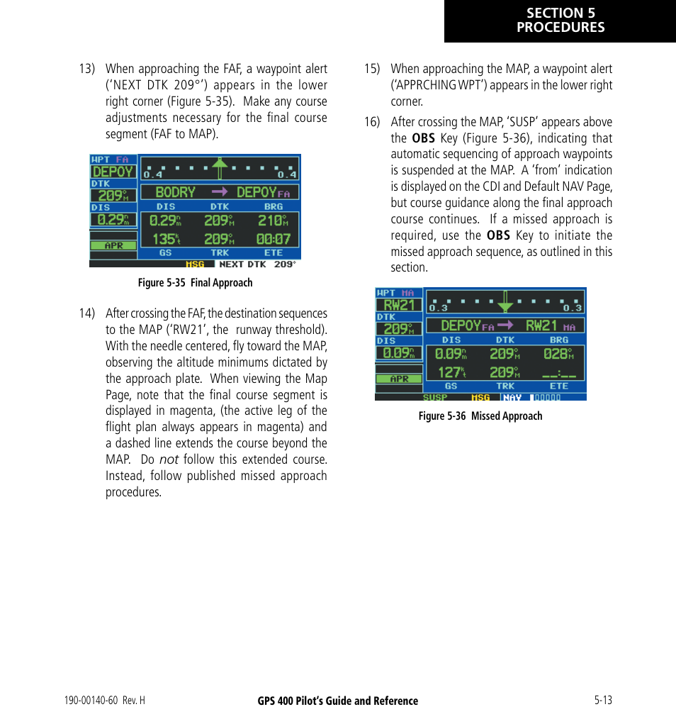 Garmin GPS 400 User Manual | Page 89 / 244