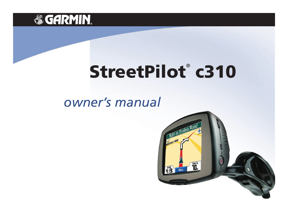 Garmin StreetPilot c310 User Manual | 37 pages