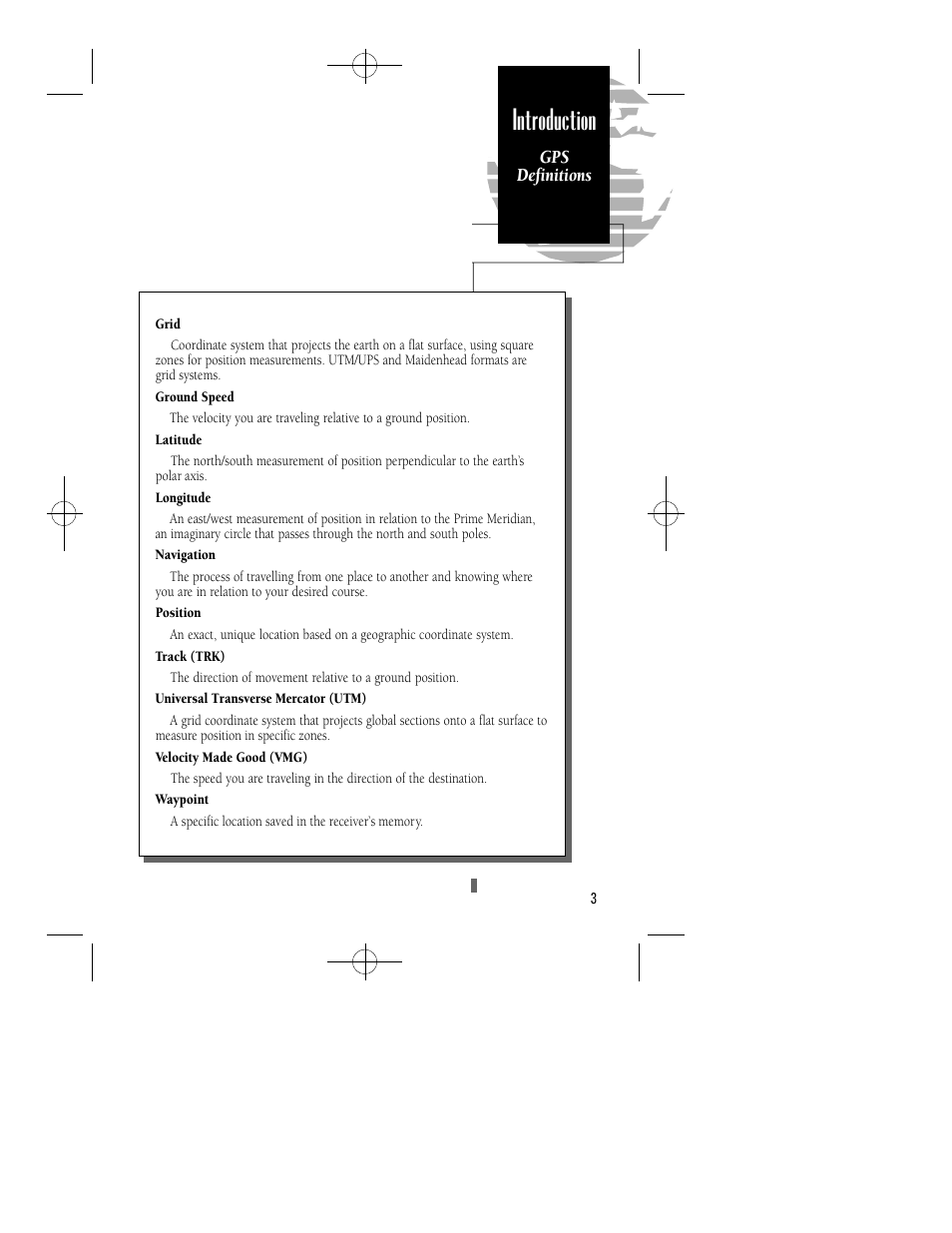 Introduction | Garmin GPS 45XL User Manual | Page 7 / 68