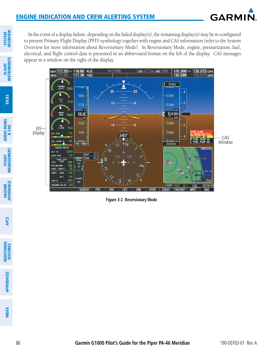 Engine indication and crew alerting system | Garmin G1000 Piper PA-46 Meridian User Manual | Page 100 / 572