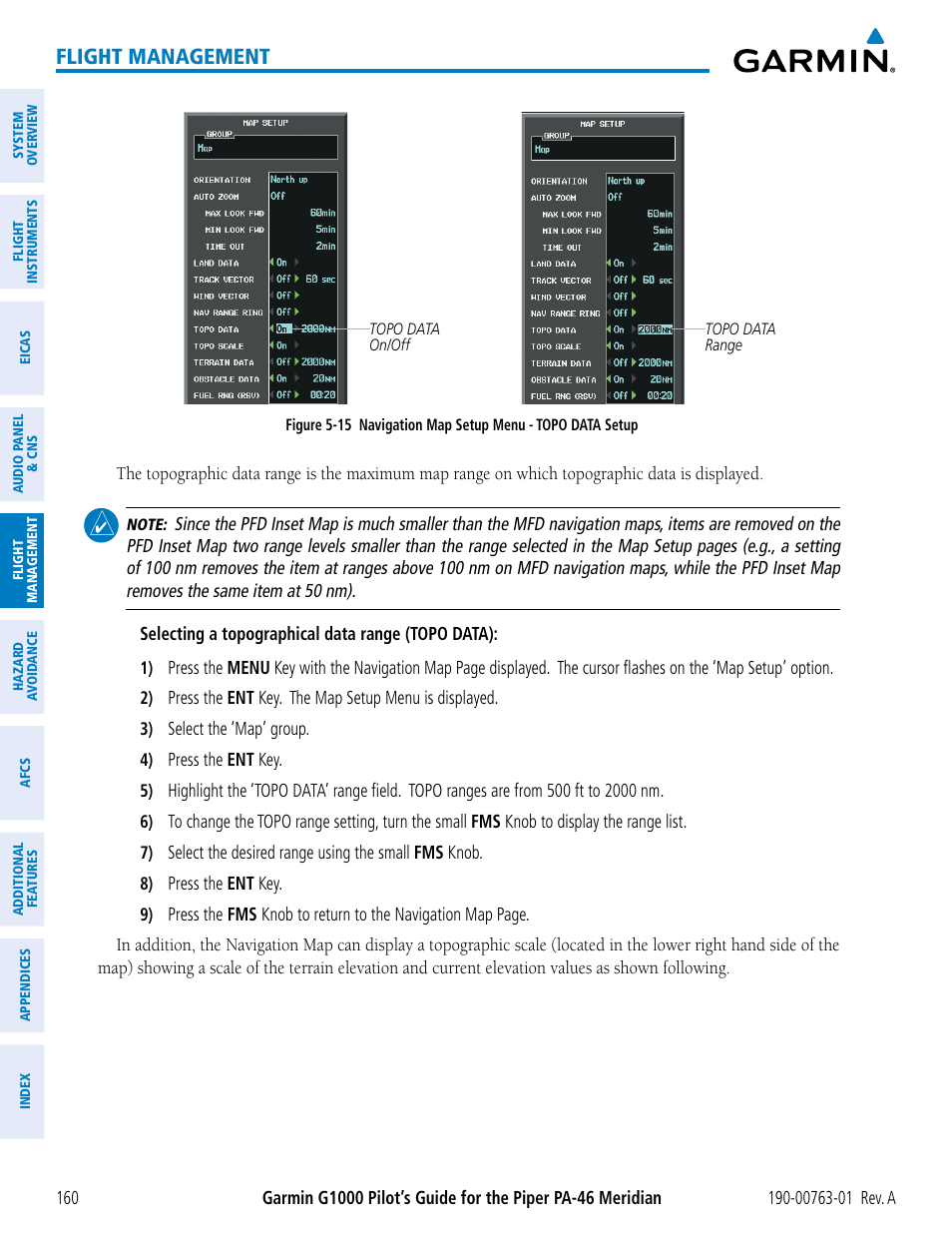 Flight management | Garmin G1000 Piper PA-46 Meridian User Manual | Page 174 / 572