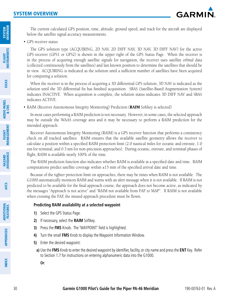 System overview | Garmin G1000 Piper PA-46 Meridian User Manual | Page 44 / 572