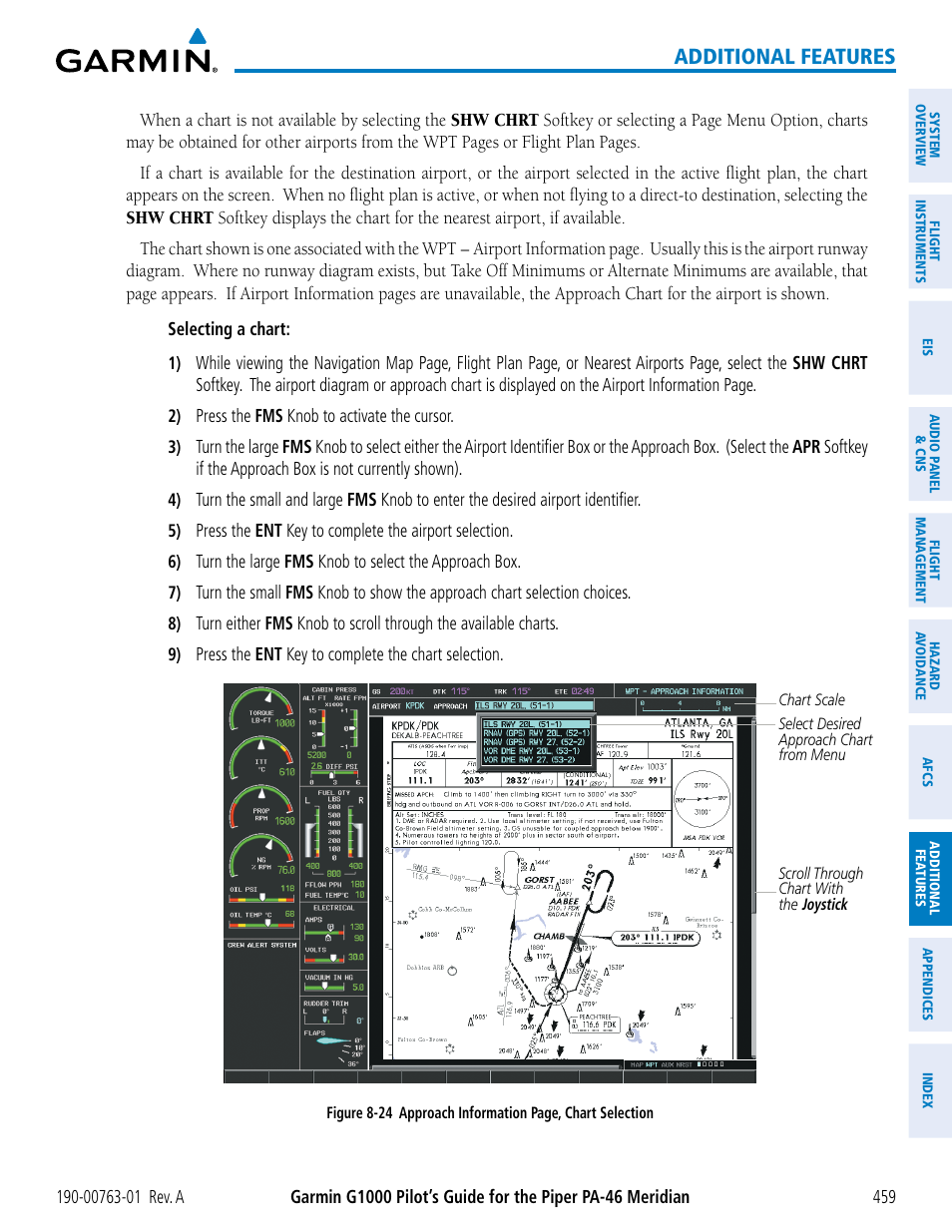 Additional features | Garmin G1000 Piper PA-46 Meridian User Manual | Page 473 / 572