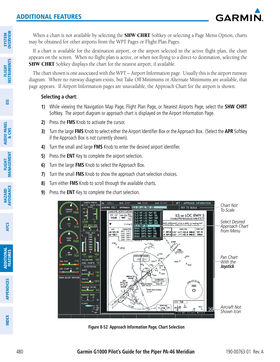 Additional features | Garmin G1000 Piper PA-46 Meridian User Manual | Page 494 / 572