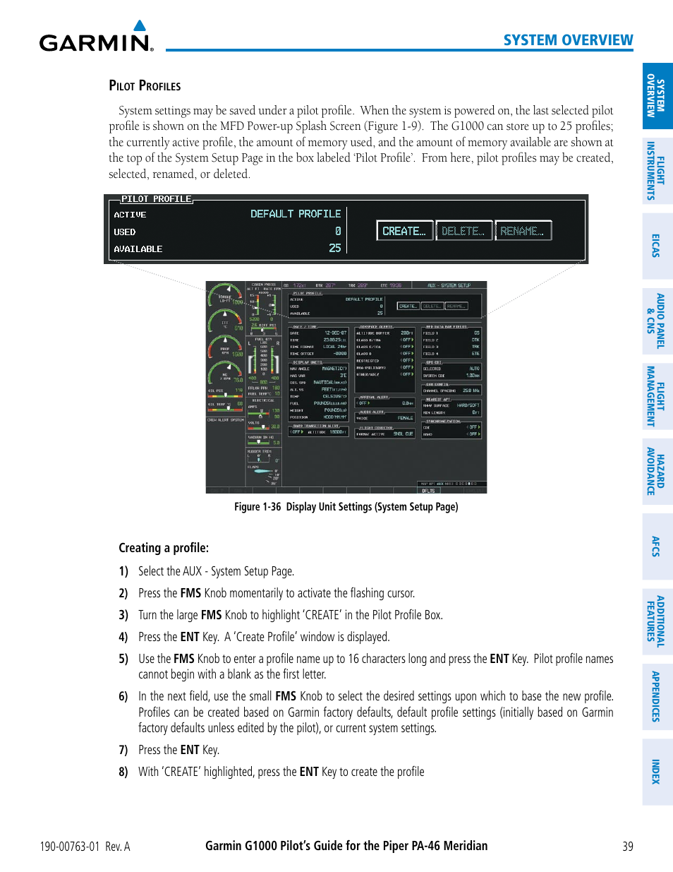 System overview | Garmin G1000 Piper PA-46 Meridian User Manual | Page 53 / 572