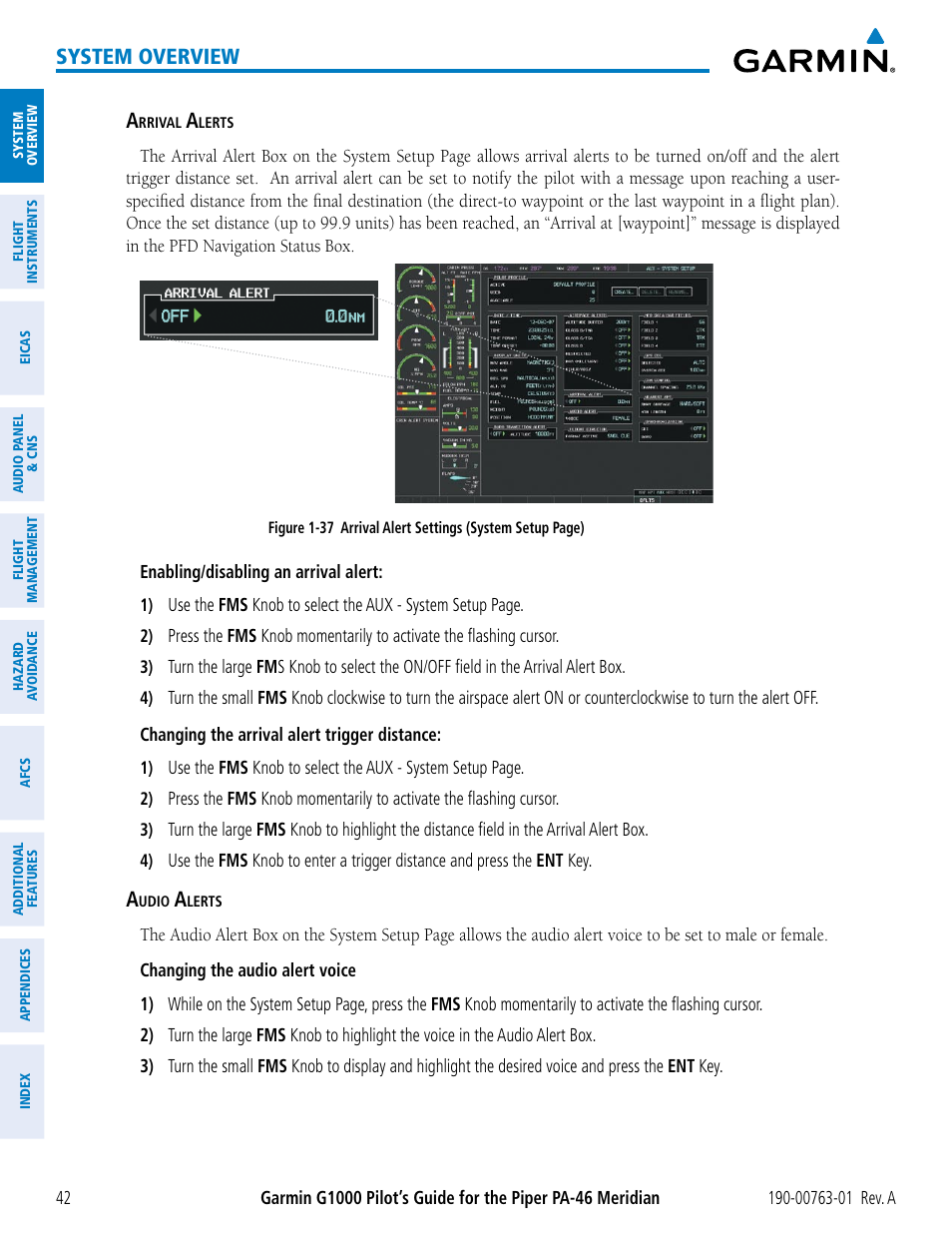 System overview | Garmin G1000 Piper PA-46 Meridian User Manual | Page 56 / 572