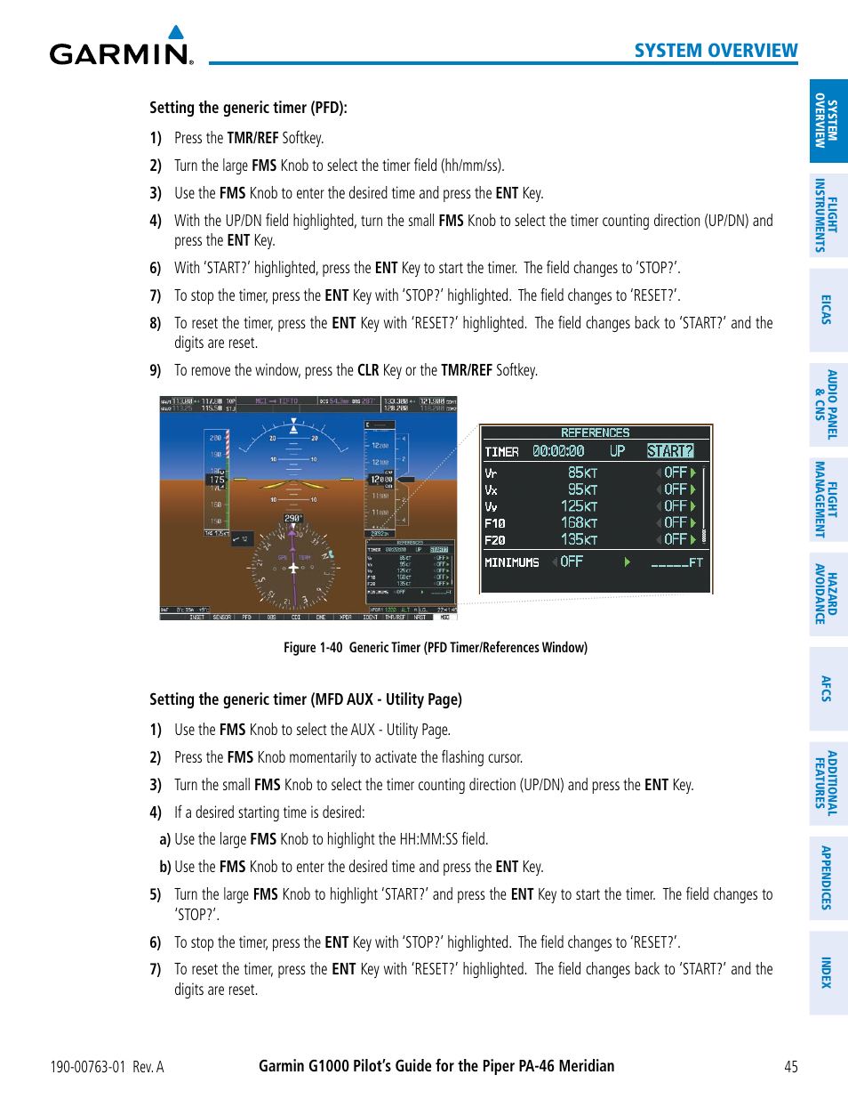 System overview | Garmin G1000 Piper PA-46 Meridian User Manual | Page 59 / 572
