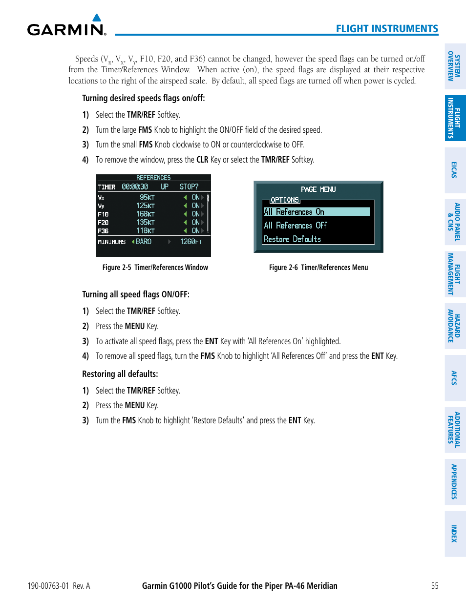 Flight instruments | Garmin G1000 Piper PA-46 Meridian User Manual | Page 69 / 572