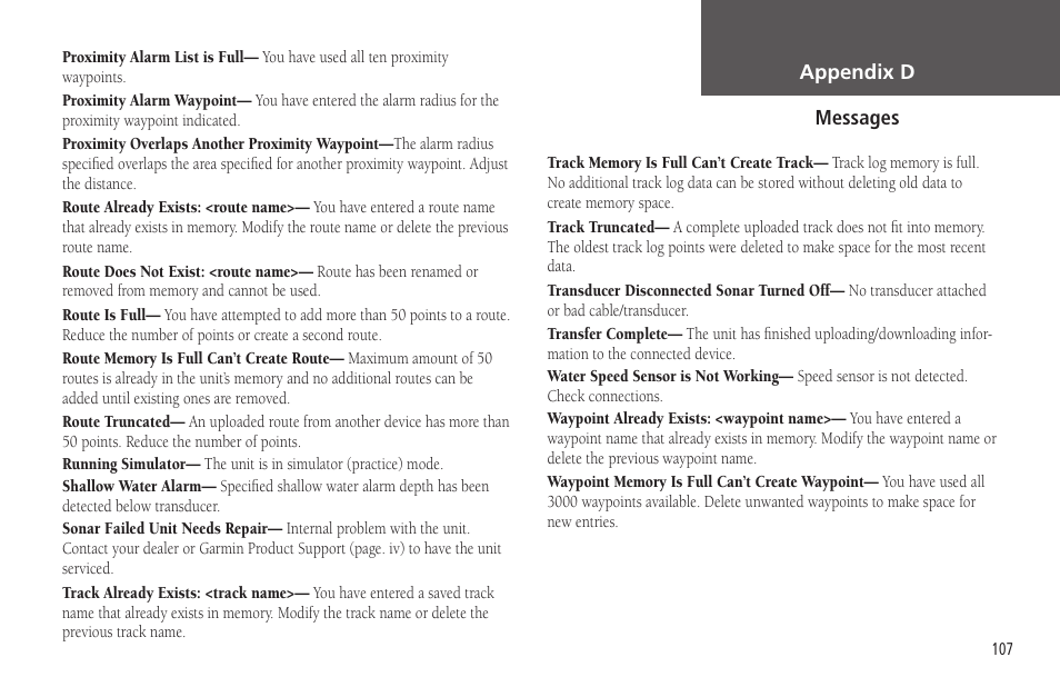 Garmin GPSMAP 178C Sounder User Manual | Page 117 / 134