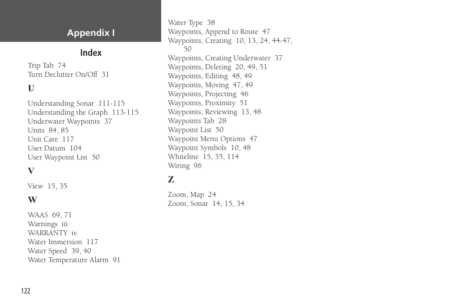 Garmin GPSMAP 178C Sounder User Manual | Page 132 / 134