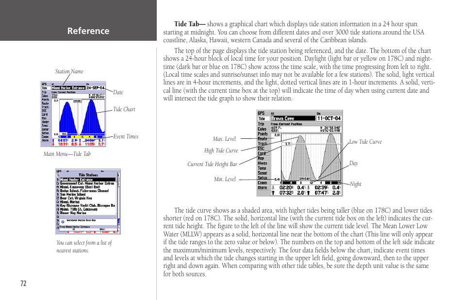 Reference | Garmin GPSMAP 178C Sounder User Manual | Page 82 / 134