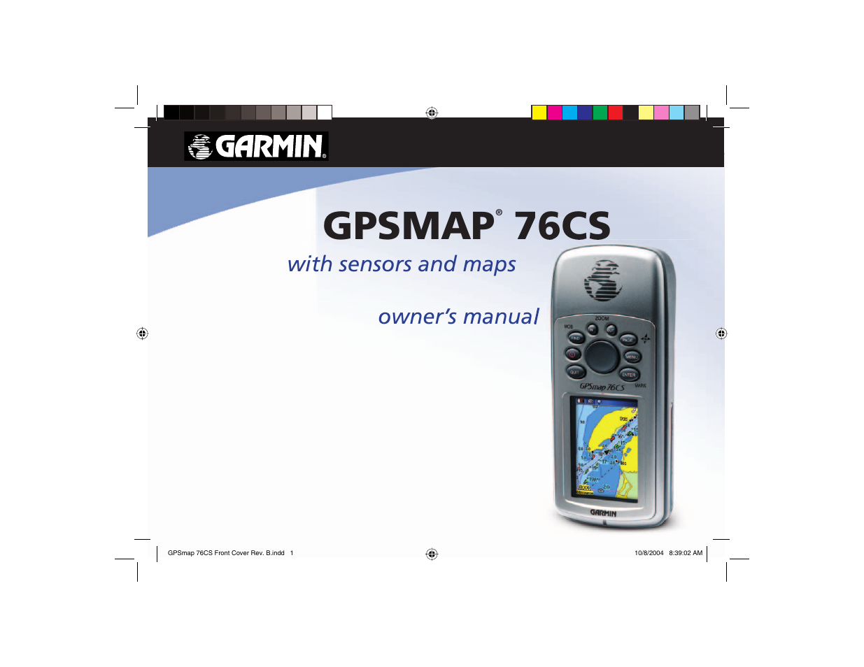 Garmin GPSMAP 76CS User Manual | 110 pages