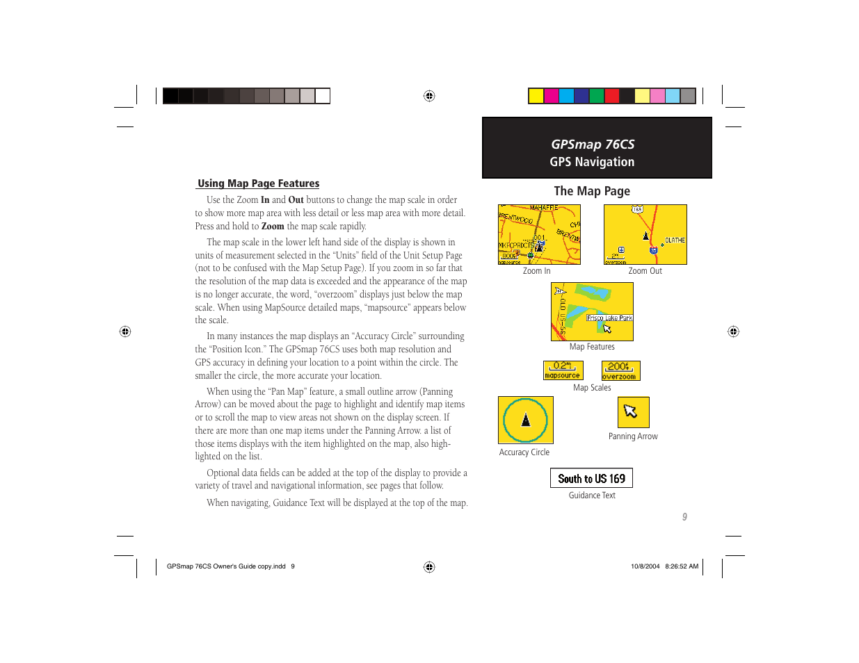 Garmin GPSMAP 76CS User Manual | Page 19 / 110