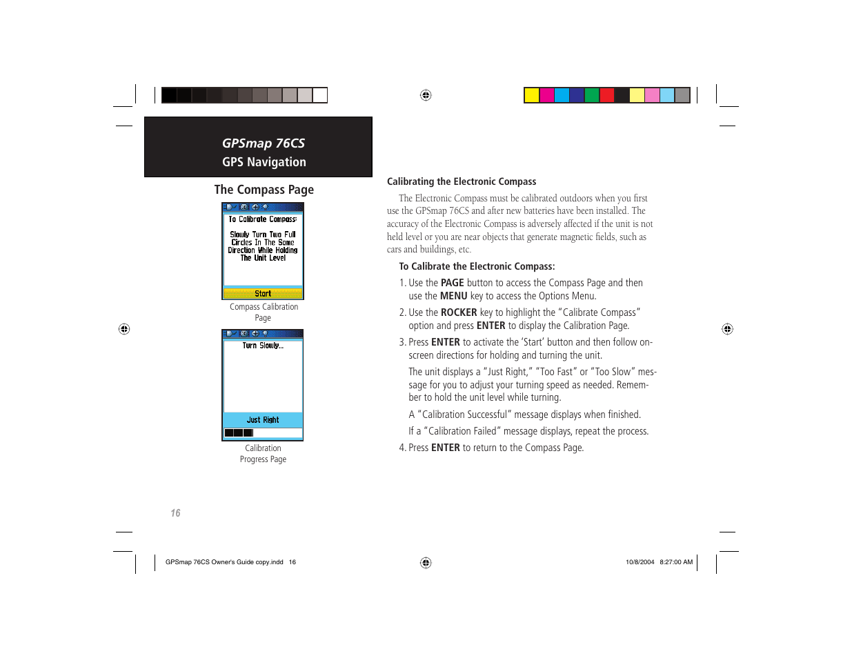 Garmin GPSMAP 76CS User Manual | Page 26 / 110