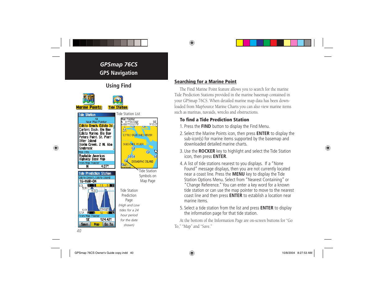 Garmin GPSMAP 76CS User Manual | Page 50 / 110