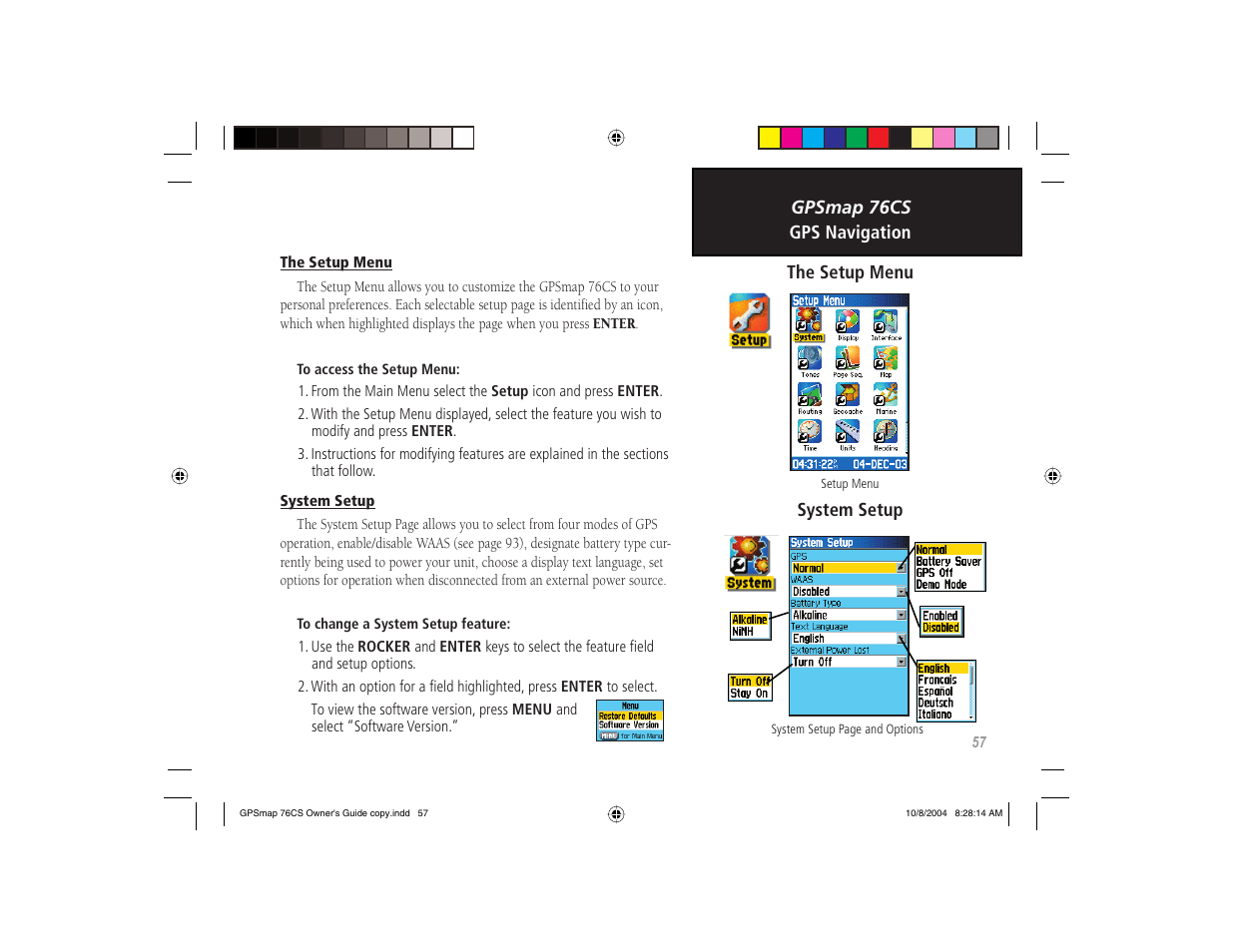 Garmin GPSMAP 76CS User Manual | Page 67 / 110