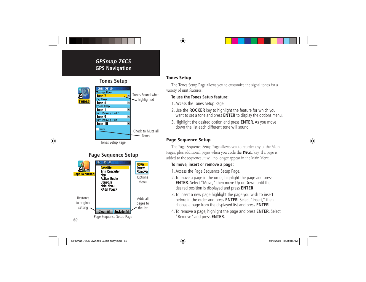 Garmin GPSMAP 76CS User Manual | Page 70 / 110