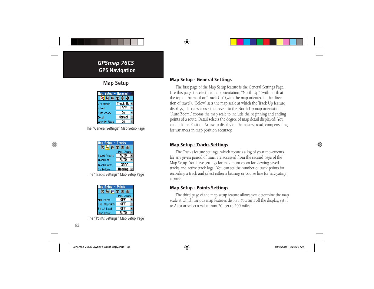 Garmin GPSMAP 76CS User Manual | Page 72 / 110