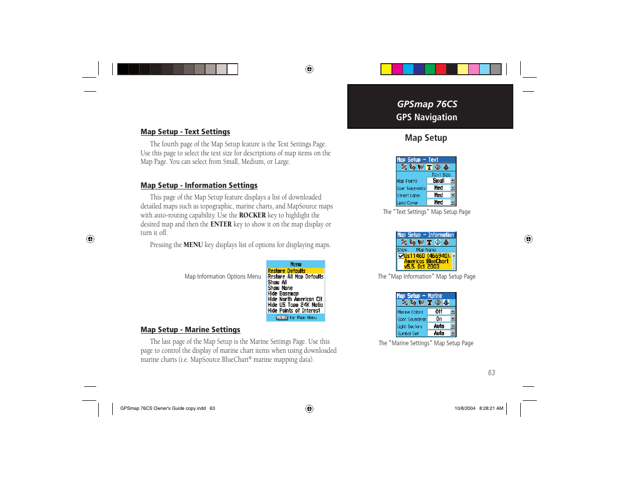 Garmin GPSMAP 76CS User Manual | Page 73 / 110