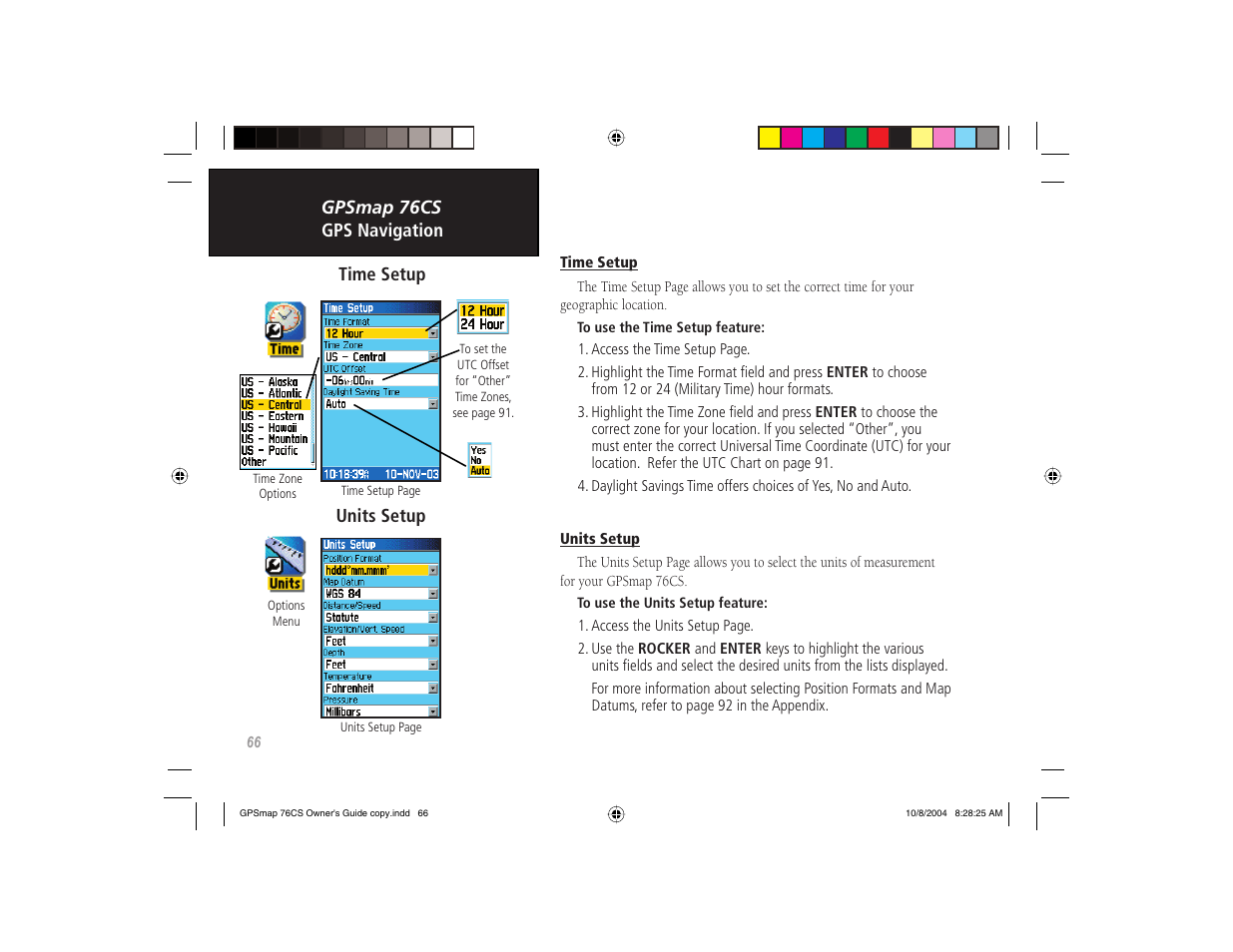 Garmin GPSMAP 76CS User Manual | Page 76 / 110