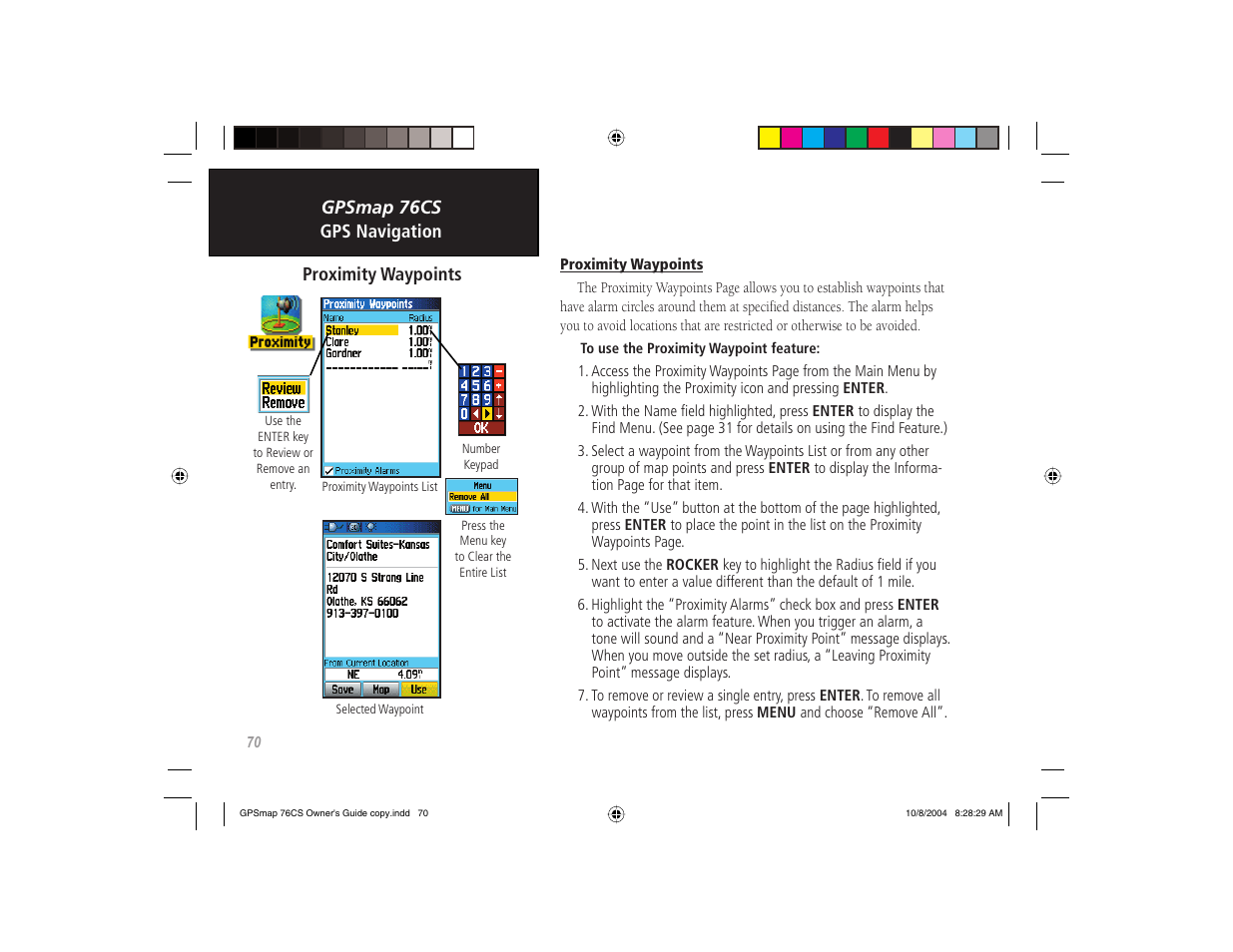 Garmin GPSMAP 76CS User Manual | Page 80 / 110