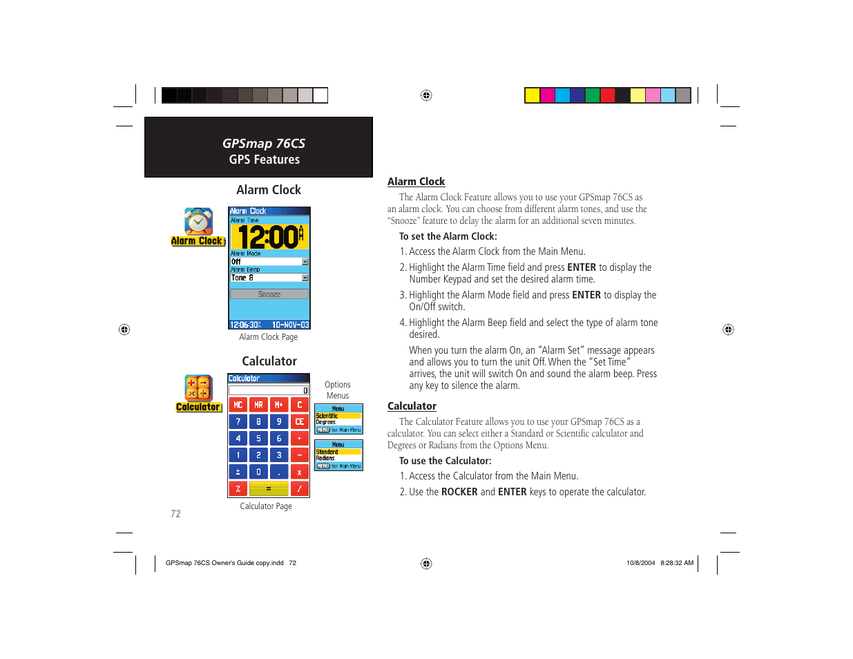 Garmin GPSMAP 76CS User Manual | Page 82 / 110