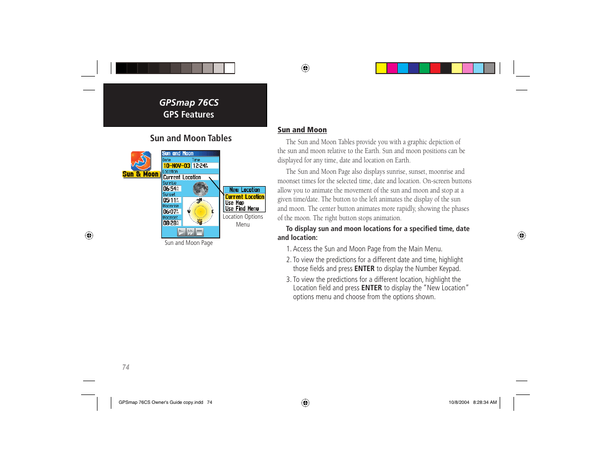 Garmin GPSMAP 76CS User Manual | Page 84 / 110