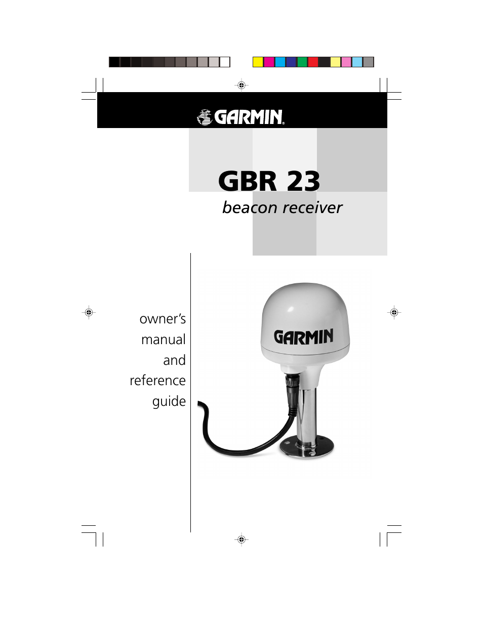 Garmin GBR 23 User Manual | 24 pages