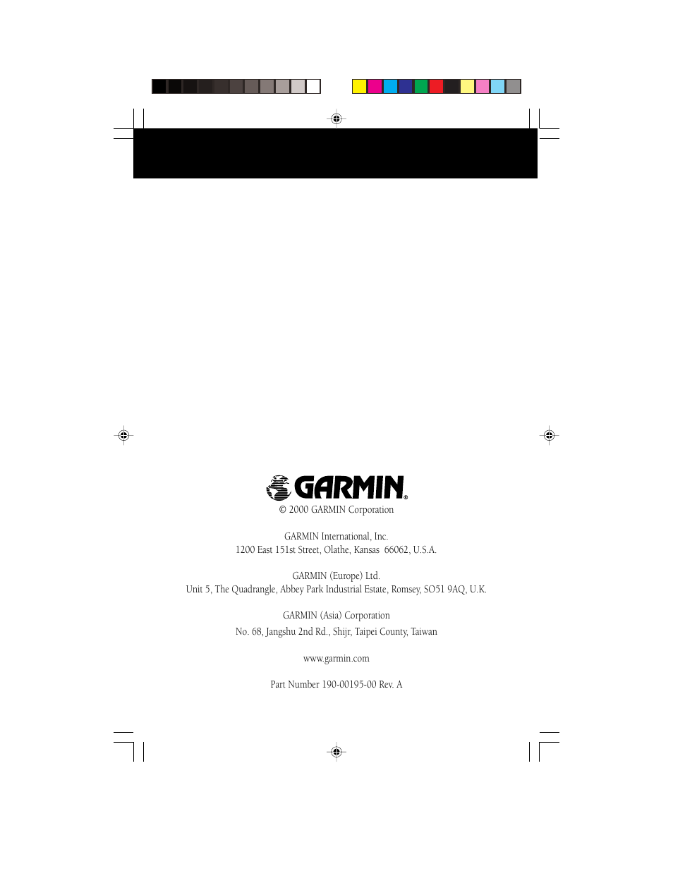 Garmin GBR 23 User Manual | Page 24 / 24