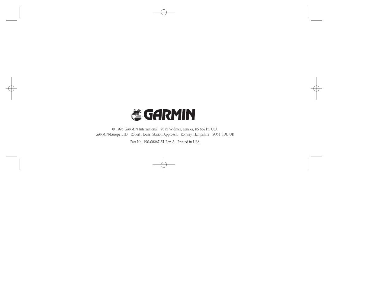 Garmin GNC 250 User Manual | Page 24 / 24