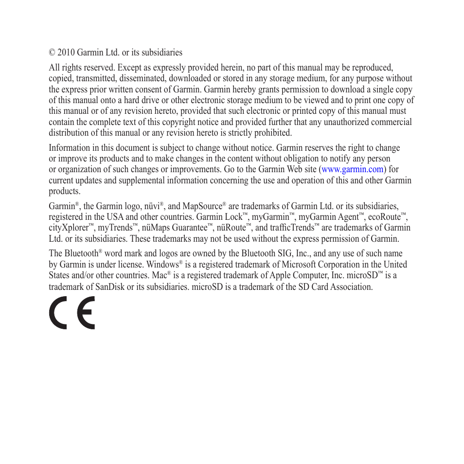 Garmin nuvi 3790T User Manual | Page 2 / 80
