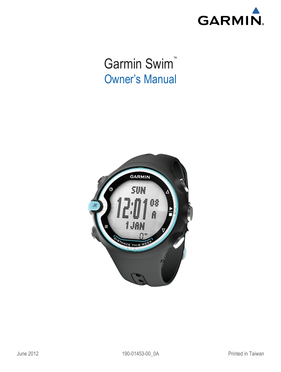 Garmin Swim User Manual | 12 pages