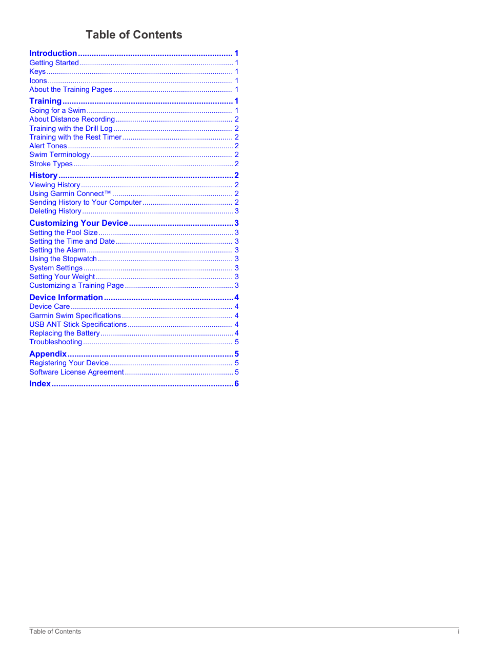 Garmin Swim User Manual | Page 3 / 12