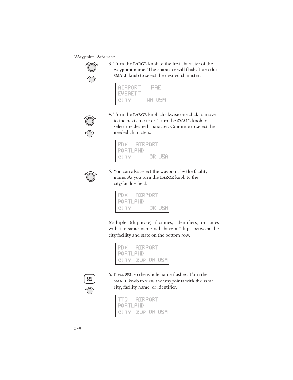 Multiple facilities 5-4 | Garmin APOLLO GX65 User Manual | Page 114 / 336