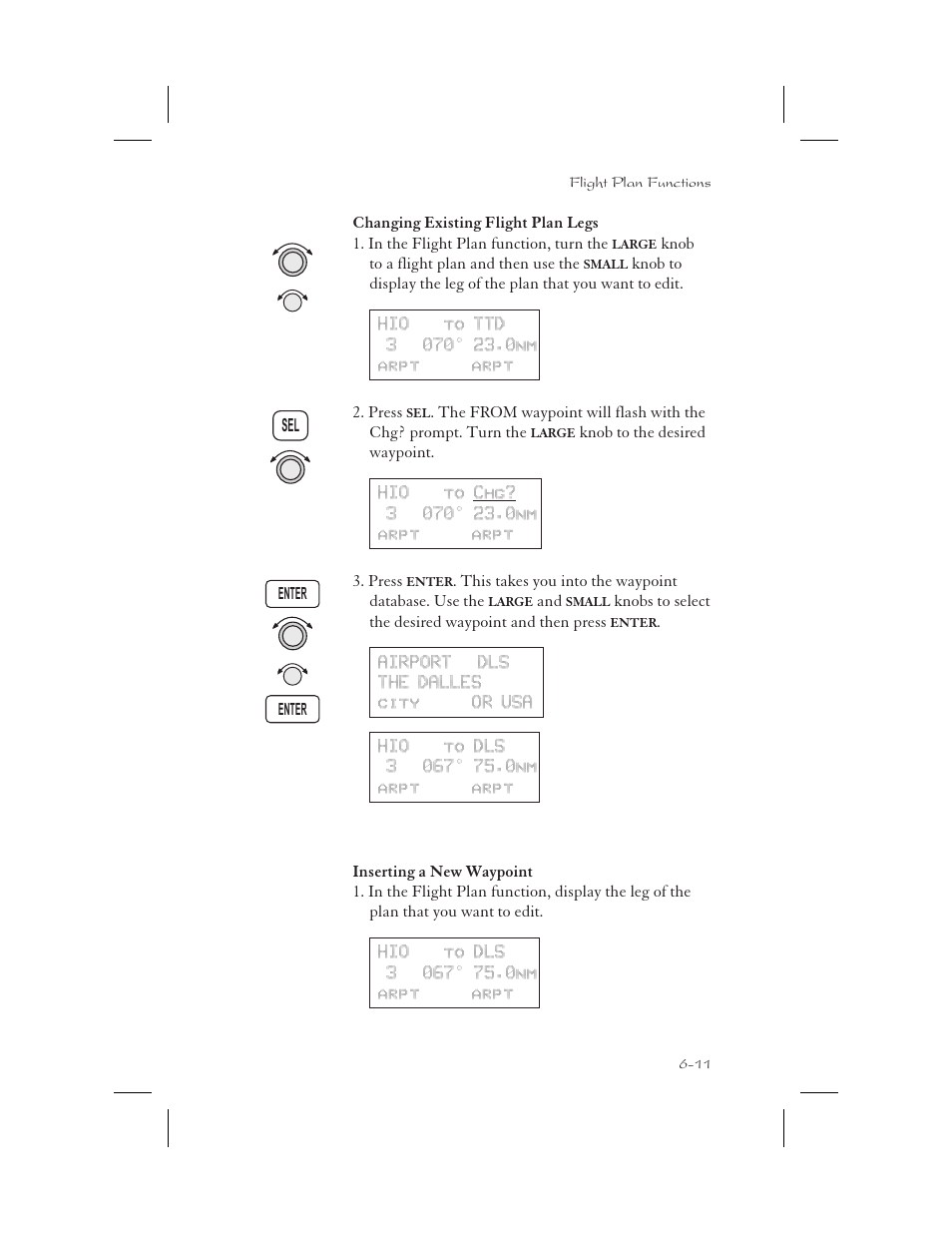 Inserting legs 6-11 | Garmin APOLLO GX65 User Manual | Page 137 / 336