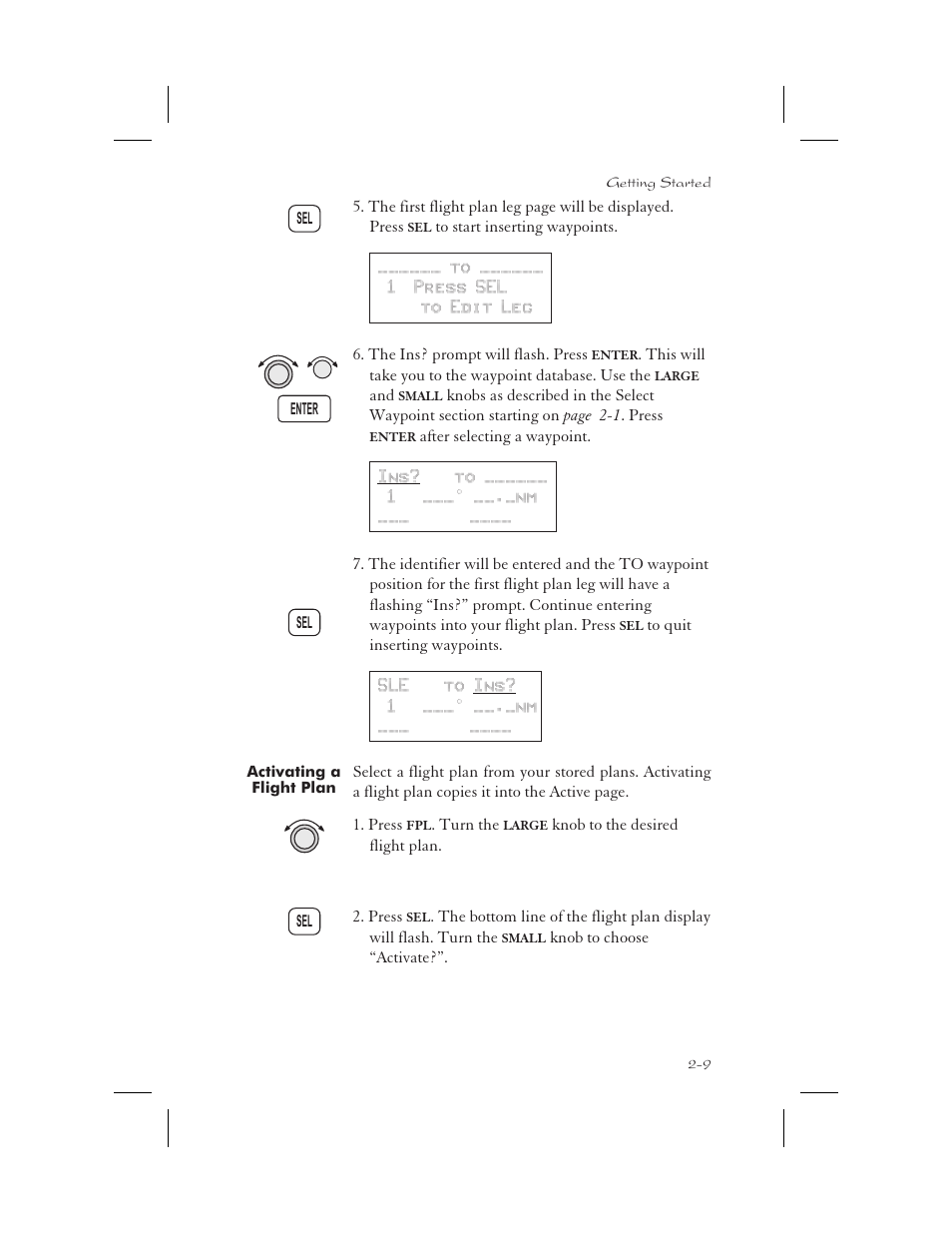 Activating a flight plan 2-9, Activating 2-9, Activating a flight plan -9 | Garmin APOLLO GX65 User Manual | Page 35 / 336