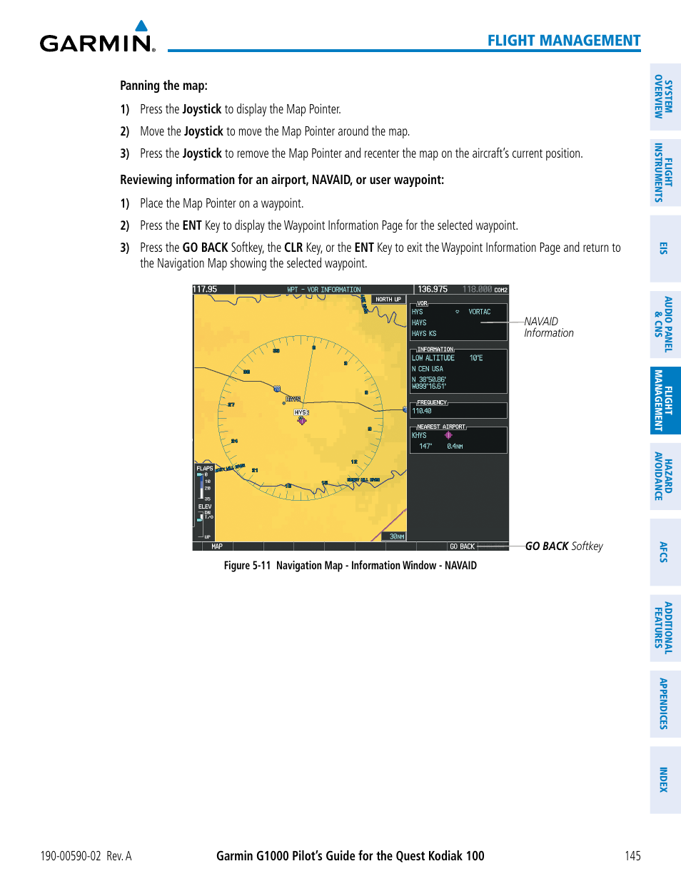 Flight management | Garmin G1000 Quest Kodiak User Manual | Page 157 / 500