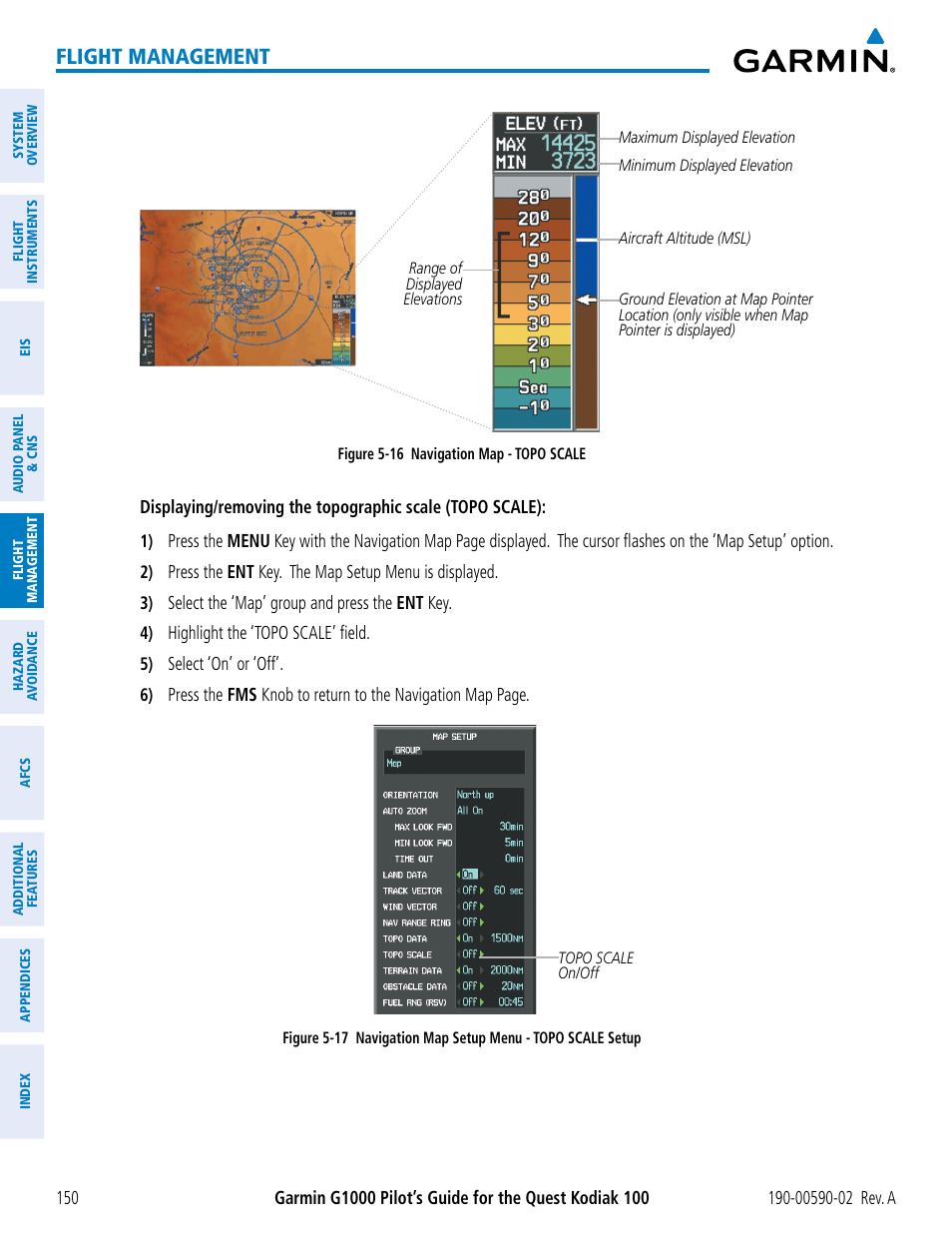 Flight management | Garmin G1000 Quest Kodiak User Manual | Page 162 / 500