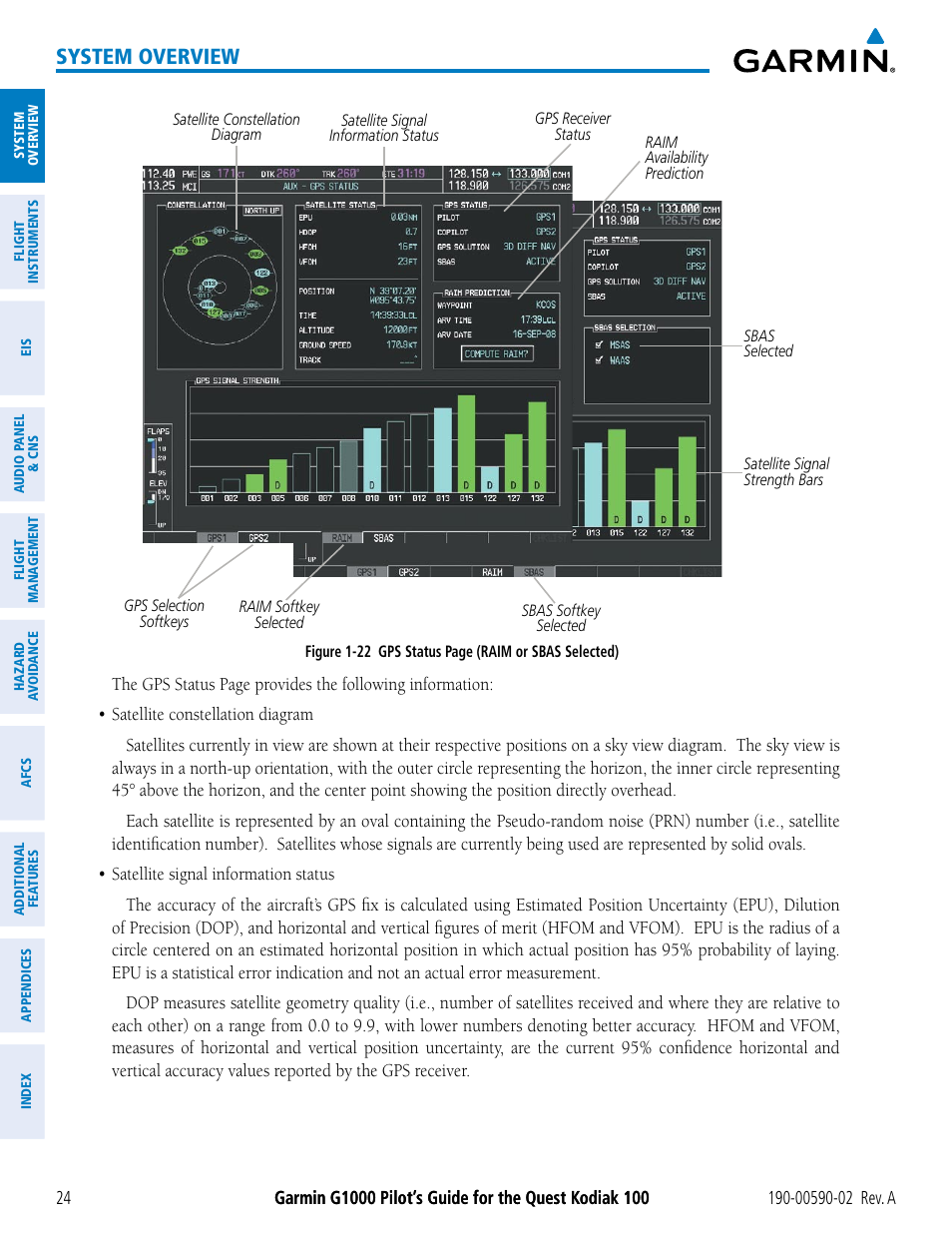 System overview | Garmin G1000 Quest Kodiak User Manual | Page 36 / 500