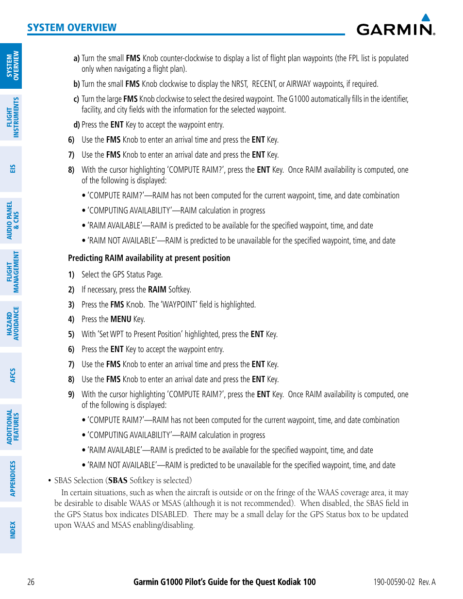 System overview | Garmin G1000 Quest Kodiak User Manual | Page 38 / 500