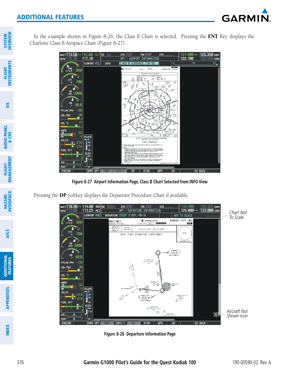 Additional features | Garmin G1000 Quest Kodiak User Manual | Page 388 / 500