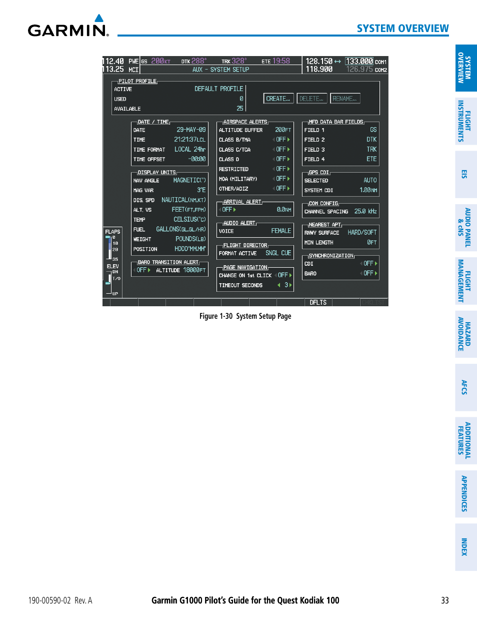 System overview | Garmin G1000 Quest Kodiak User Manual | Page 45 / 500