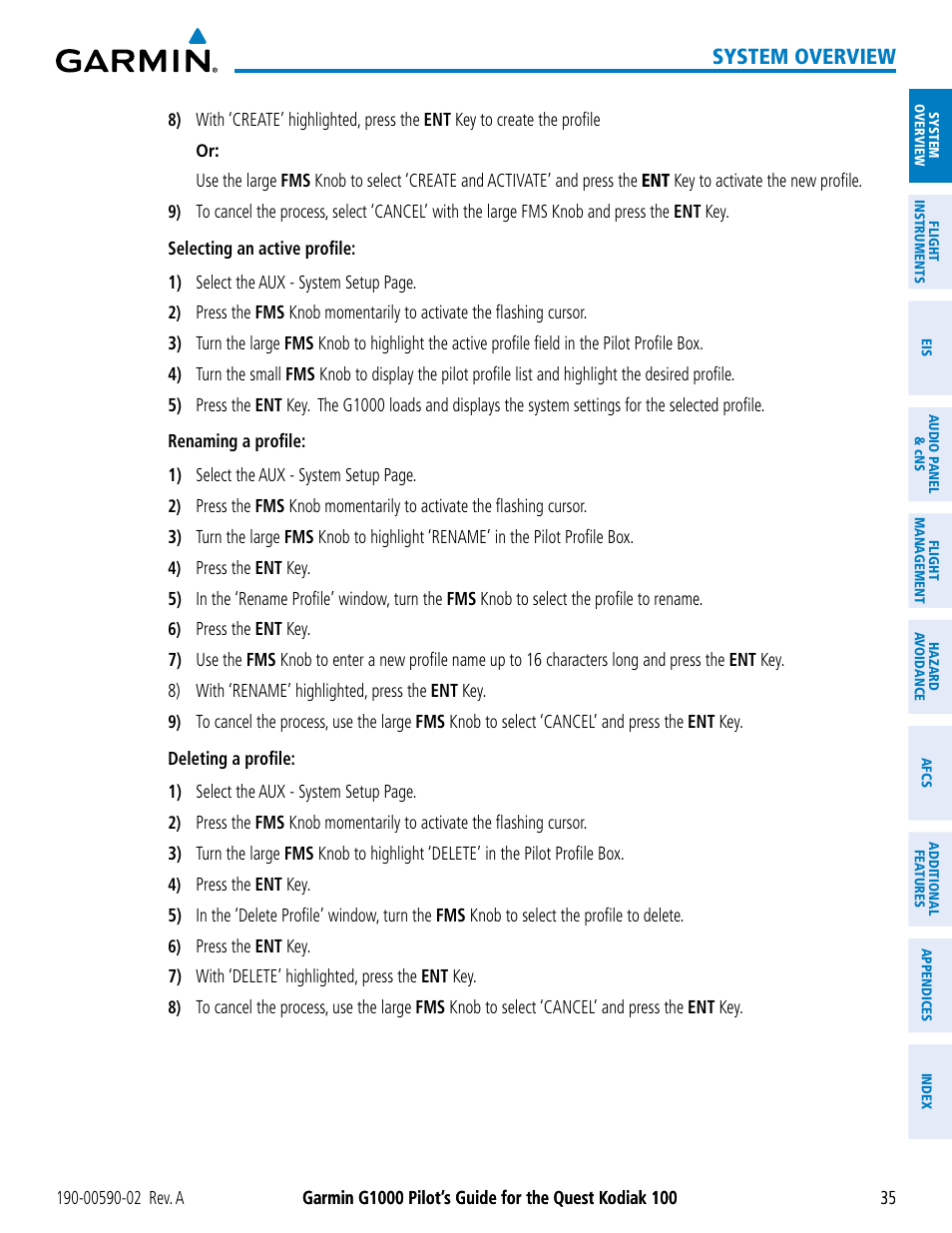 System overview | Garmin G1000 Quest Kodiak User Manual | Page 47 / 500